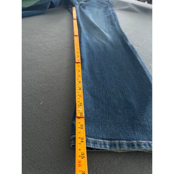 Joe’s Jeans Jenifer Hi Honey Bootcut Jeans Size 31 Curvy Fit Distressed Hem - Picture 10 of 12